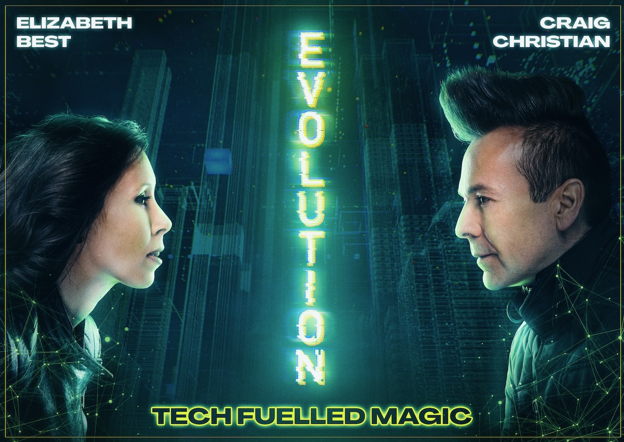 The EVOLUTION OF MAGIC SHOW CRAIG & ELIZABETH BGT FEMALE MAGICIAN MAGIC SHOW,  BLACKPOOL